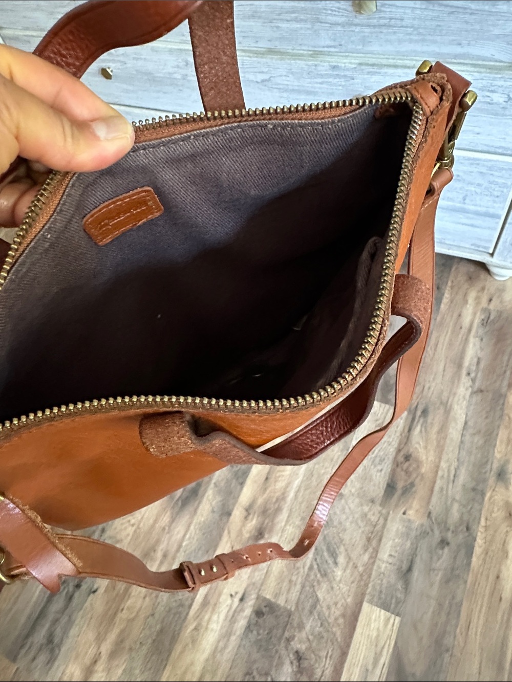 Madewell leather The Small Transport Crossbody - Picture 5 of 6